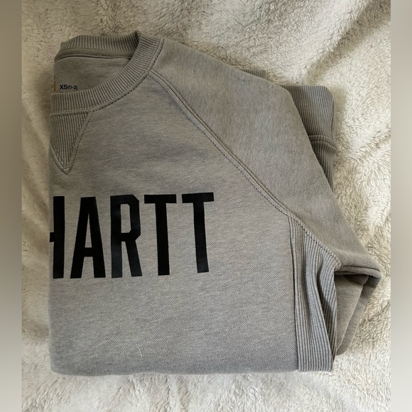 EUC Carhartt Gray Pullover Sweatshirt - Picture 7 of 8